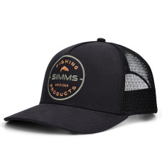 Кепка Simms Double Haul Trucker Black Rounder (14035-1455-00)