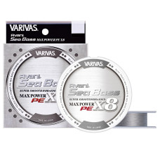 Шнур Varivas SeaBass MaxPower X8 Stealthgray 200m 28.6LB 12.9kg 0.205mm #1.5 (VA 17198)