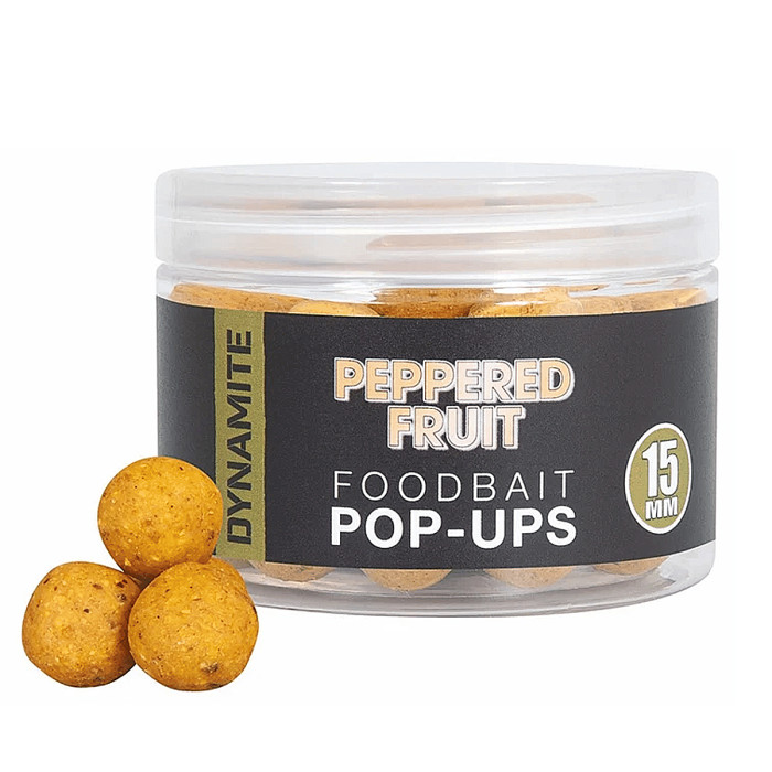 Бойли Dynamite Baits Peppered Fruit Food Bait Pop-Ups 15mm (DY1923)