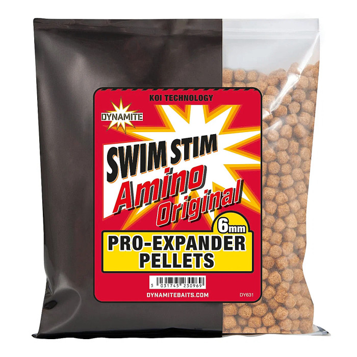 Пелетс Dynamite Baits Swim Stim Pro-Expander Pellets Amino Original 4mm 300g (DY630)
