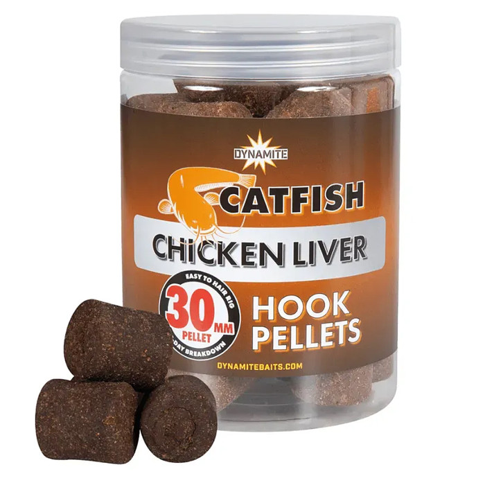 Пелетс Dynamite Baits Catfish Chicken Liver Hook Pellets 30mm (DY809)