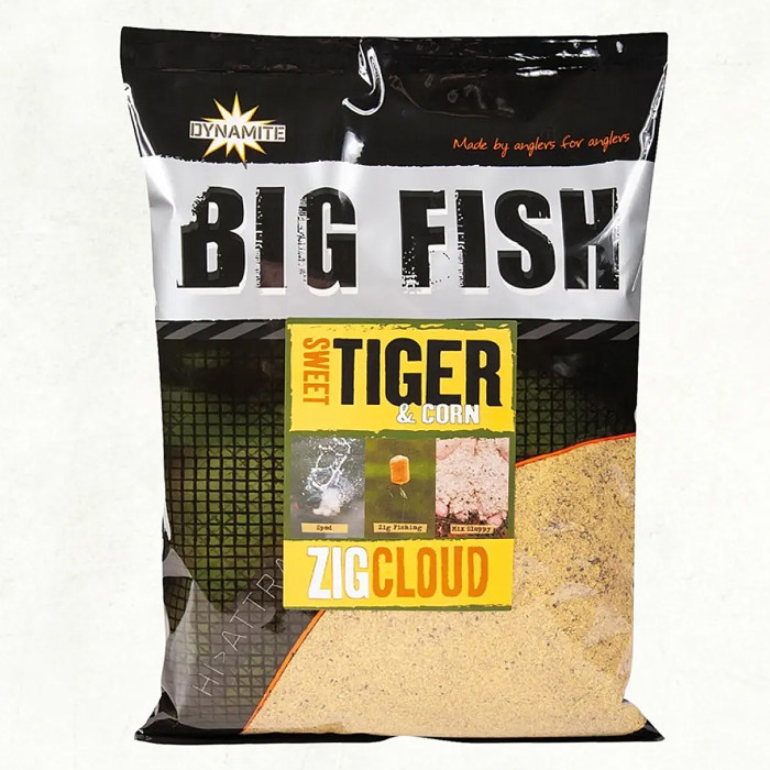 Прикормка Dynamite Baits Sweet Tiger & Corn Zig Cloud 1.8kg (DY1550)