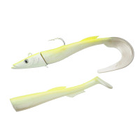 Силикон Berkley PowerBait Sandeel 210mm #White Chartreuse (1570993)