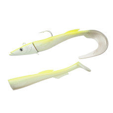 Силикон Berkley PowerBait Sandeel 210mm #White Chartreuse (1570993)