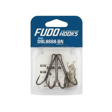 Двійник Fudo Long Double 88 Hook Black 3/0 10 шт. (FHBN88883/0/10)