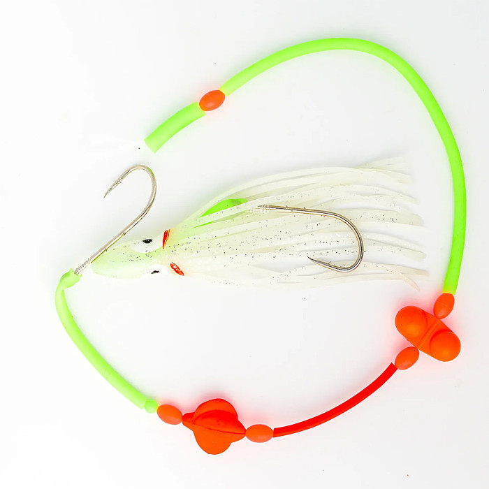 Морской монтаж Fladen Ling/Lump & Cod/Whiting lumi rattle octo (17-1524)