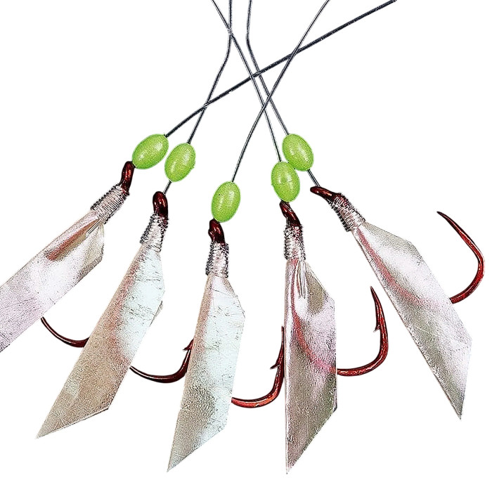 Морський монтаж Fladen Deep Sea D4 size 4 5 red circle hooks (17-3504)