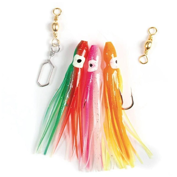 Морський монтаж Fladen Octopus multicolour 8/0 3-hooks (17-6780)