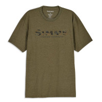 Футболка Simms Shroud Fill Logo T-Shirt Military Heather M (14276-914-30)