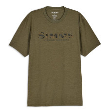 Футболка Simms Shroud Fill Logo T-Shirt Military Heather L (14276-914-40)