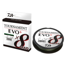 Шнур Daiwa Tournament X8 Braid EVO+ 0.14mm 270m Dark Green (12760-114)