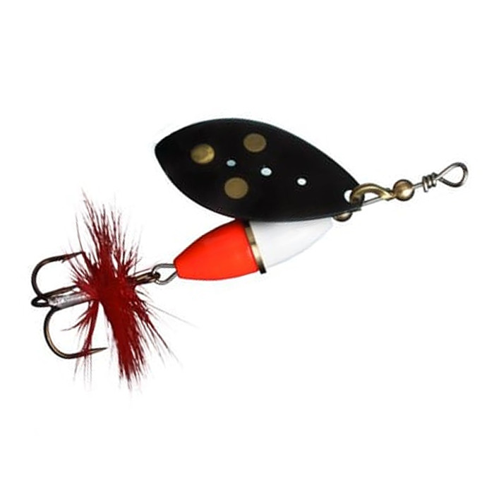 Блесна Myran Wipp 3g Black #White/Hot (6540-09)