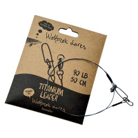 Поводок Wolfcreek Lures Titanium Leader 50cm 0.9mm 90Lb (WCL-TT-LEADER-TISS-90LB)
