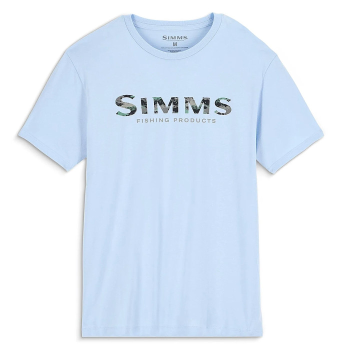 Футболка Simms Shroud Fill Logo T-Shirt Sky Blue XL (14276-434-50)