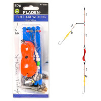 Морской монтаж Fladen Butt lure w pearl boom 80g 55cm line 0.5 (17-6500801)