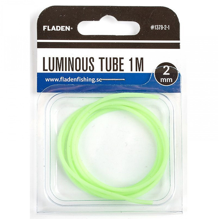 Люмінесцентна зелена вставка для монтажу Fladen Lumnious green 4mm 1m (1379-4-1)