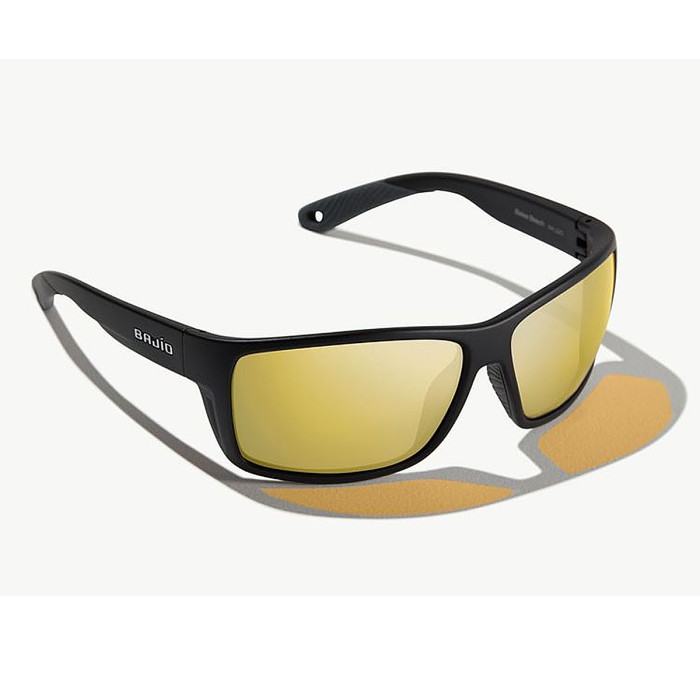 Очки солнцезащитные Bajio Sunglasses Bales Beach Black Matte Yellow Glass (BAL220810)