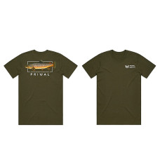 Футболка Primal Artist Tee Brown Trout Olive XL (PRH-PAT-BTO-XL)