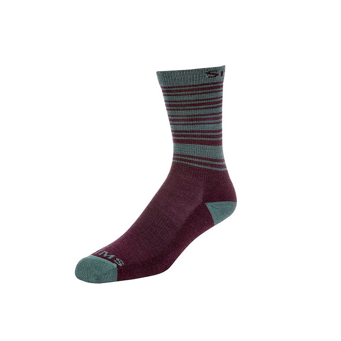 Носки Simms Wms Merino Lightweight Hiker Sock Garnet M (13147-601-30)