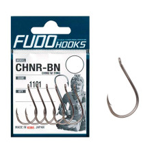 Крючки Fudo Chinu W/Ring Black 6 (16 шт.) (FHBN11016)