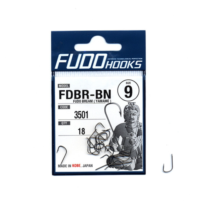 Крючки Fudo Bream Yamame Black 8 (17 шт.) (FHBN35018)