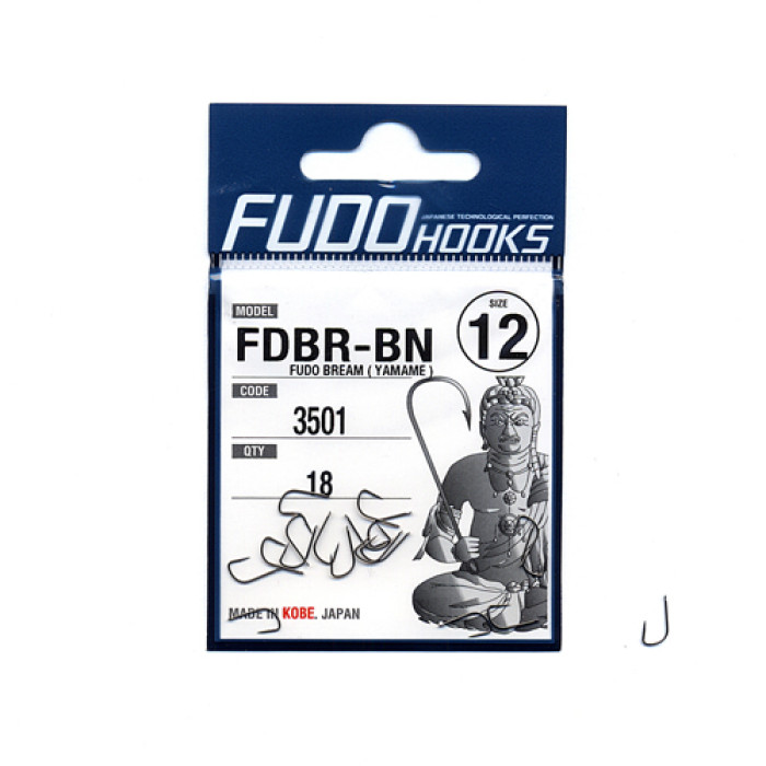 Крючки Fudo Bream Yamame Black 8 (17 шт.) (FHBN35018)