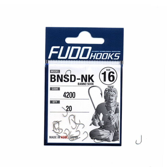 Крючки Fudo Banno Sode Nickel 15 (20 шт.) (FHNK420015)