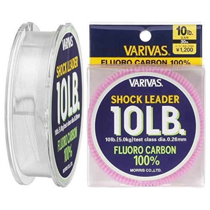 Флюорокарбон Varivas Fluoro Shock Leader 30m 20kg 0.570mm (РБ-687524)