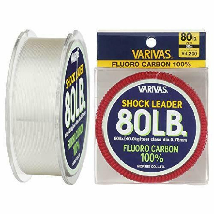 Флюорокарбон Varivas Fluoro Shock Leader 30m 20kg 0.570mm (РБ-687524)