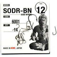 Крючки Fudo Sode W/Ring Black 12 (14 шт.) (FH BN 6001 12)