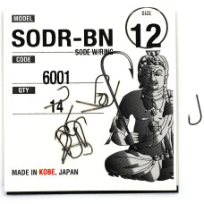 Гачки Fudo Sode W/Ring Black 12 (14 шт.) (FH BN 6001 12)