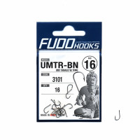 Крючки Fudo Umi Tanago W/Ring Black 16 (16 шт.) (FHBN310116)
