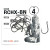 Крючки Fudo Ringed Chinu X Black 4 (11 шт.) (FH BN 6501 4), 65.00 грн.
