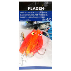 Морський монтаж Fladen Mini Octopus pink, orange,red, hook size 6 (17-1514-6-0)