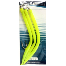 Морський монтаж Fladen Rubber Mac 3pcs size 14/0 Yellow (17-819-140)