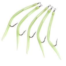 Морський монтаж Fladen Rubber Mac 5pcs size 9/0 Luminous (816-90)