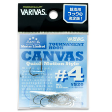 Гачок форелевий Varivas Super Trout Area MLD Tournament Hook Canvas #4 15pcs (РБ-722506)