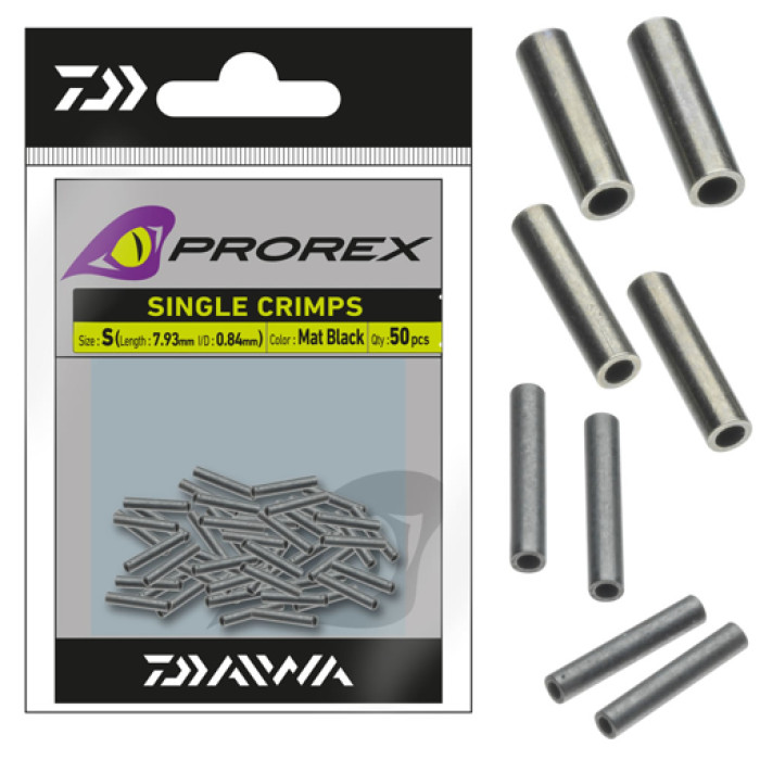 Обтискні трубочки Daiwa Prorex Single Crimps M 1.04mm 50pcs (15408-201)