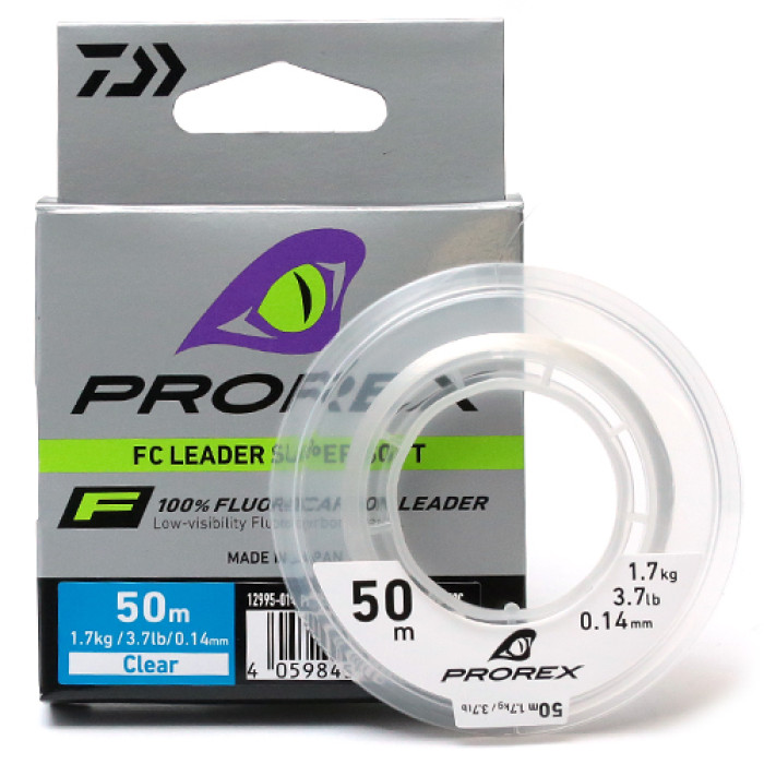 Флюорокарбон Daiwa Prorex FC Leader Super Soft 15m 29.2kg 0.80mm (12995-080)
