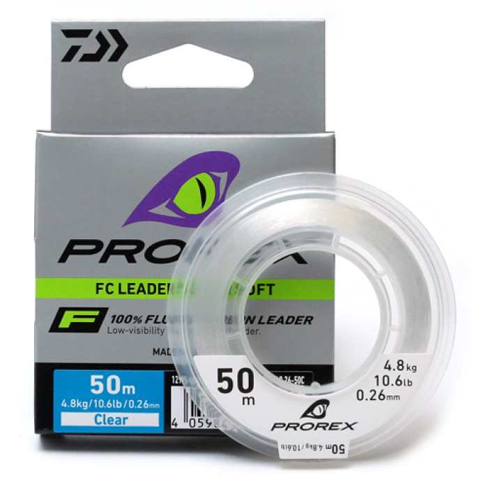 Флюорокарбон Daiwa Prorex FC Leader Super Soft 15m 29.2kg 0.80mm (12995-080)