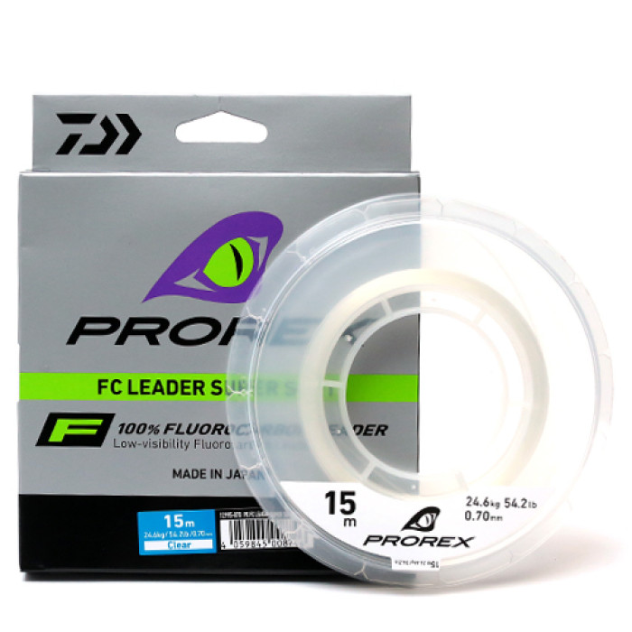 Флюорокарбон Daiwa Prorex FC Leader Super Soft 15m 29.2kg 0.80mm (12995-080)