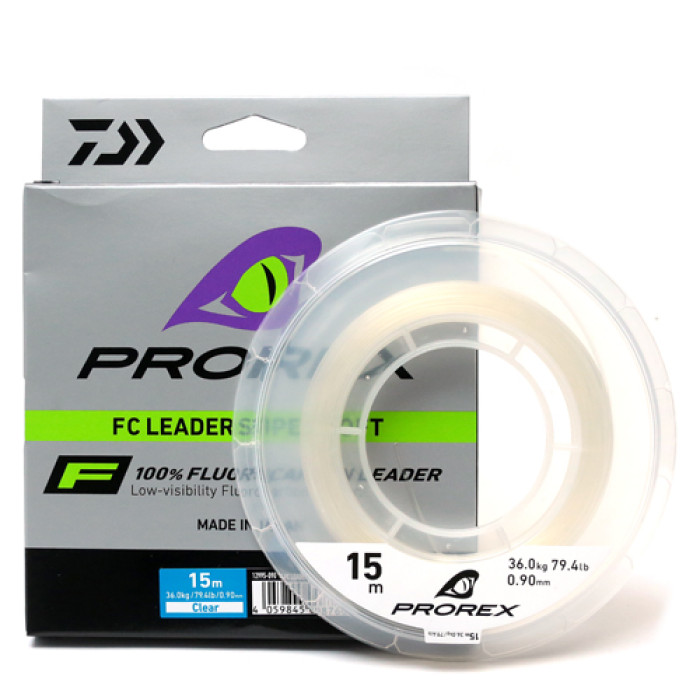 Флюорокарбон Daiwa Prorex FC Leader Super Soft 15m 29.2kg 0.80mm (12995-080)