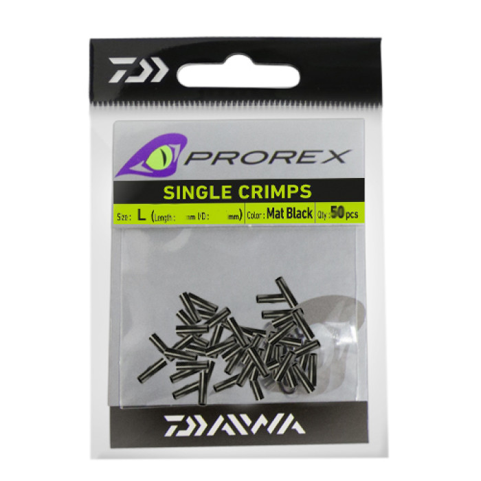 Обтискні трубочки Daiwa Prorex Single Crimps L 1.40mm 50pcs (15408-202)