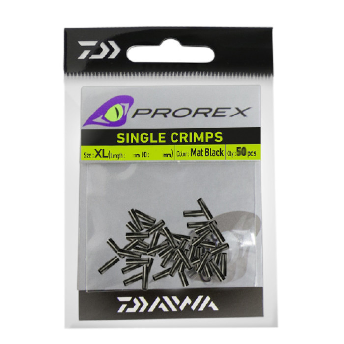 Обтискні трубочки Daiwa Prorex Single Crimps XL 1.80mm 50pcs (15408-204)