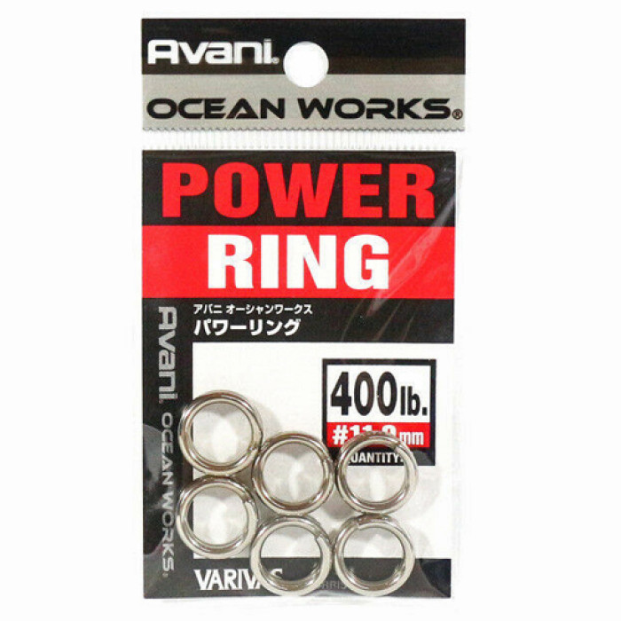Кільця завідні Varivas 13 OW Power Rings 90kg 9.0mm 8pcs (РБ-729107)