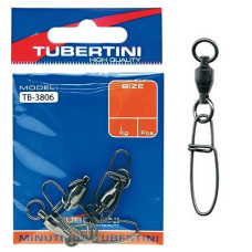 Вертлюг с застежкой Tubertini TB-3806 50kg 4pcs #4 (5542504)
