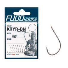 Крючки Fudo Keiryu W/Ring Black 2 (12 шт.) (FHBN62012)