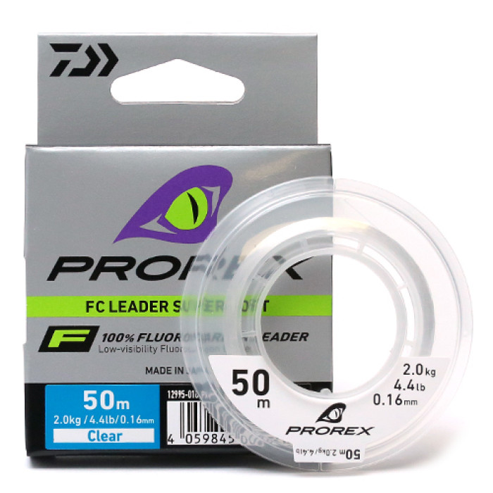Флюорокарбон Daiwa Prorex FC Leader Super Soft 15m 20.4kg 0.60mm (12995-060)