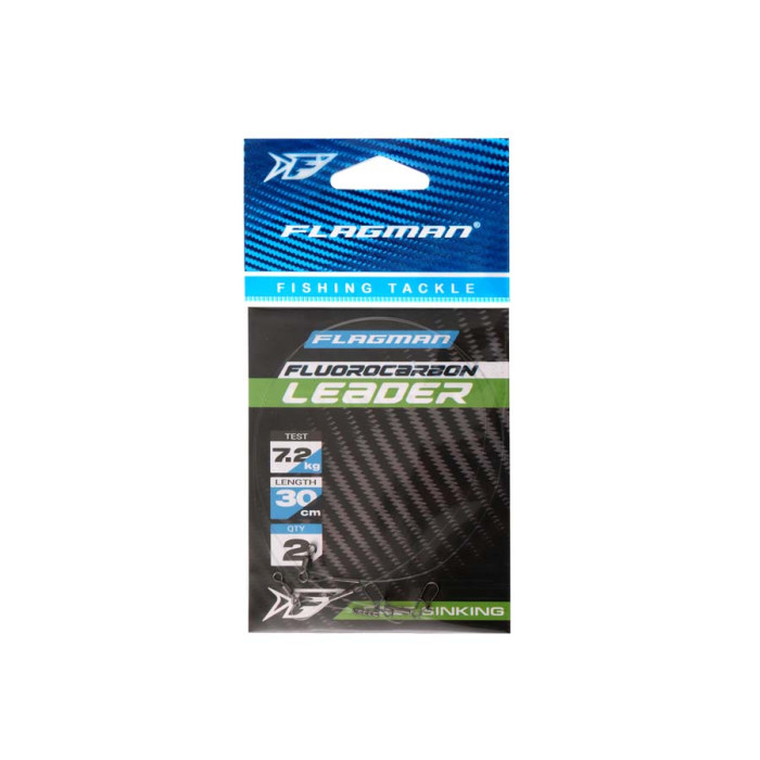 Повідець Flagman Fluorocarbon Leader 7.2кг 30см