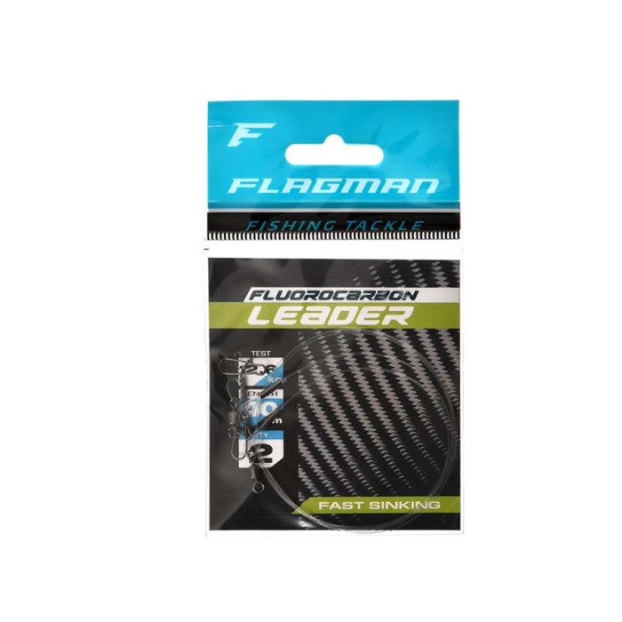 Поводок Flagman Fluorocarbon Leader 12.6кг 40см